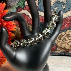 Handmade Swarovski “Black Diamond Rivoli” Bracelet